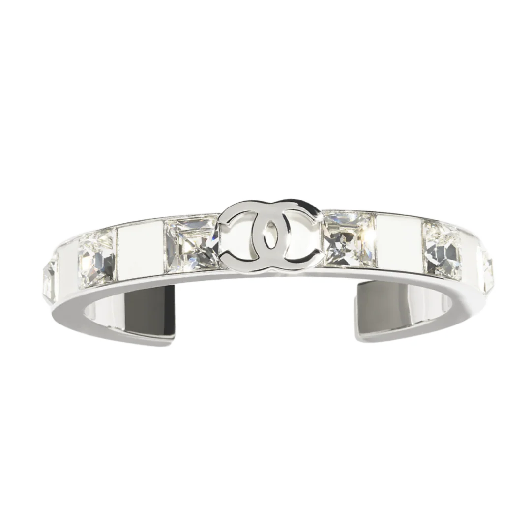 Chanel CC Silver Bracelet