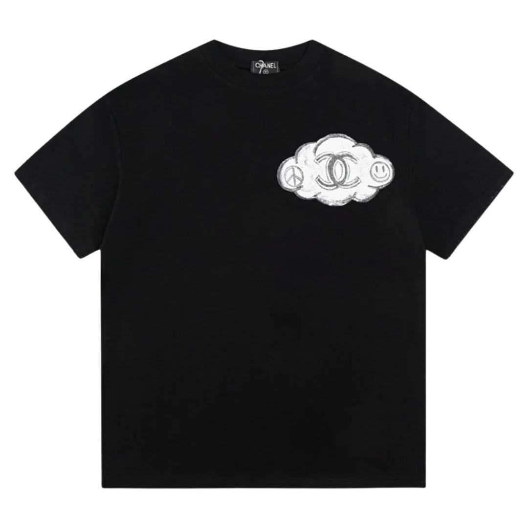 Chanel Cloud Icon T-Shirt Black