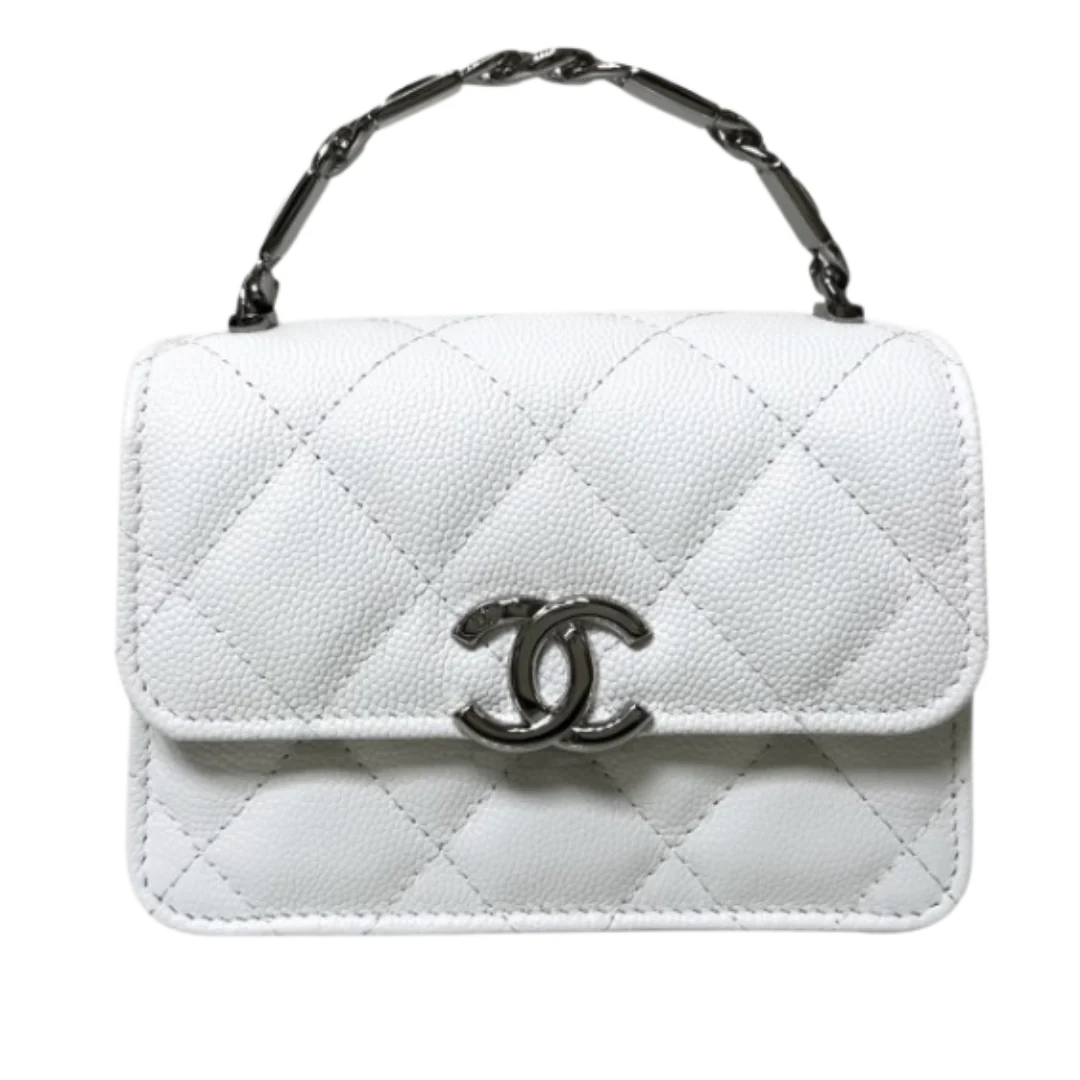 Chanel Woc Black Caviar Chain Bag