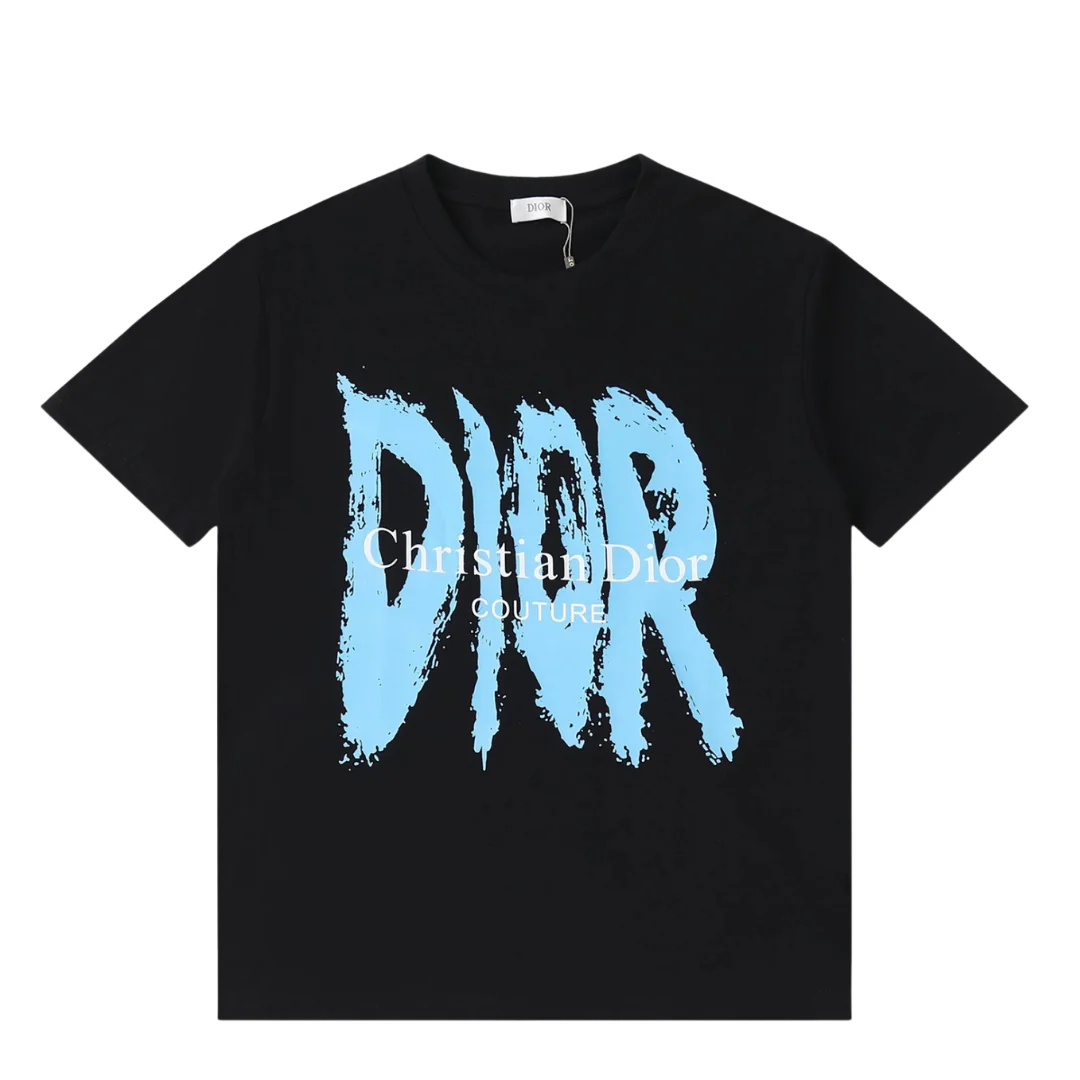 Christian Dior Couture T-Shirt Black & Blue