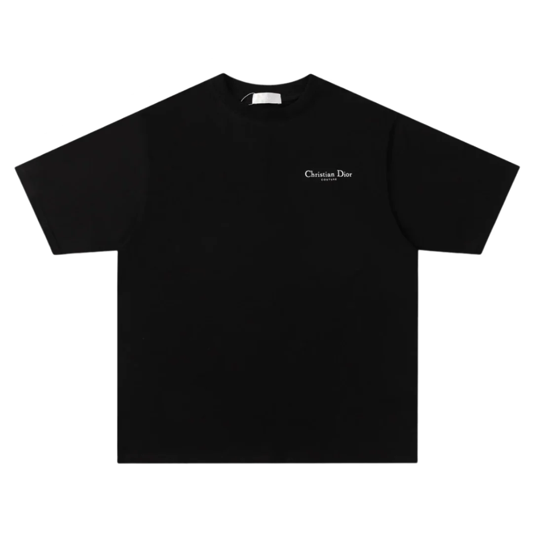Christian Dior Distressed T-Shirt Black