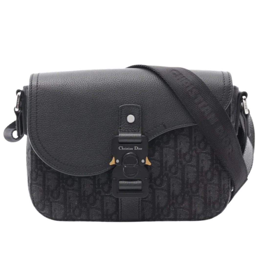 Christian Dior Pre Owned 2010's  Saddle Oblique Shoulder Bag
