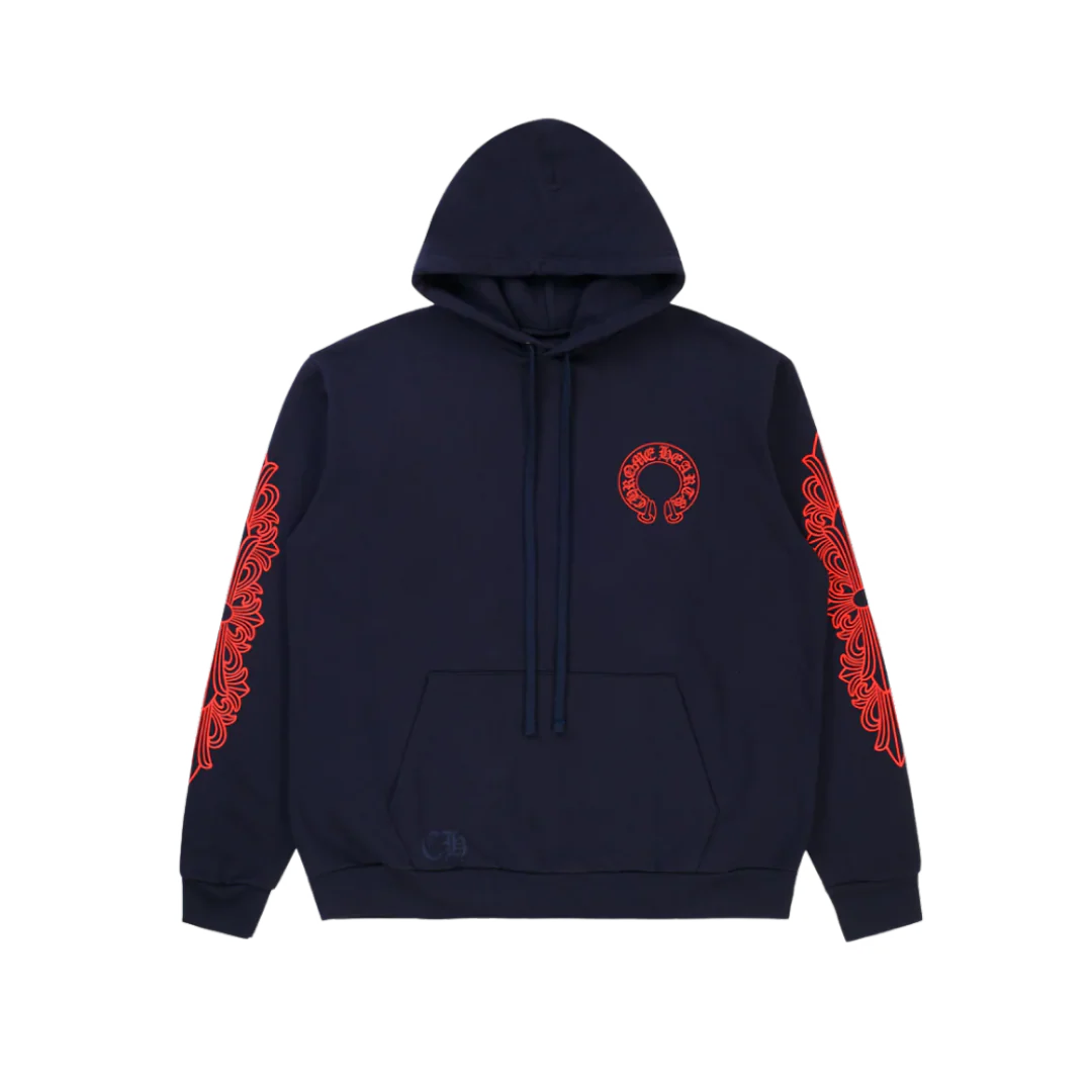 Chrome Hearts Hoodie Black Red
