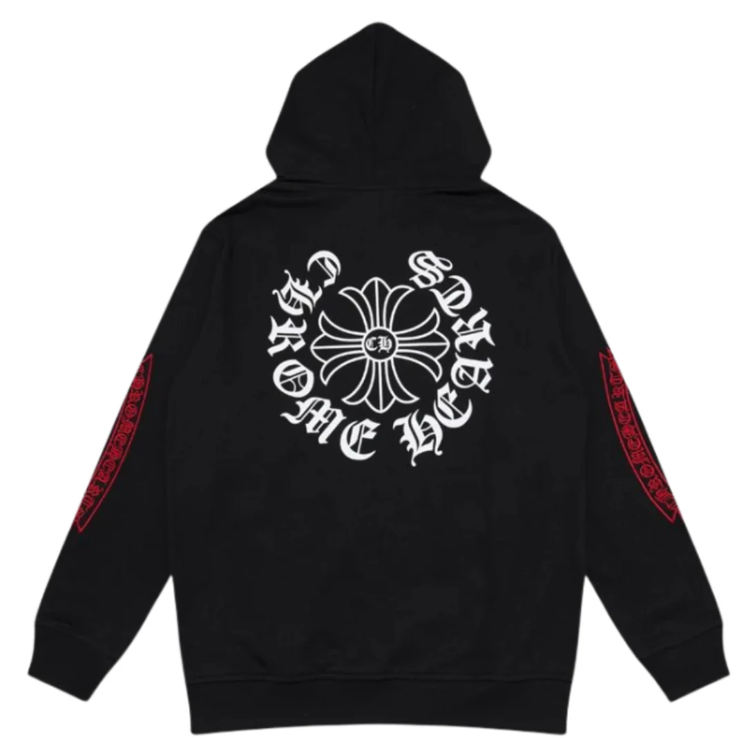 Chrome Hearts Hoodie White & Red Print