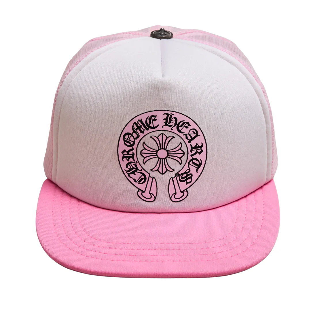 Chrome Hearts Mattyboy Horseshoe Cap Pink
