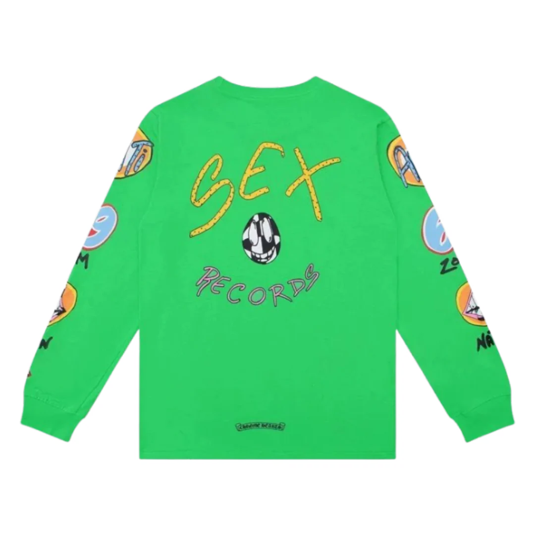 Chrome Hearts Sex Records Longsleeve Green