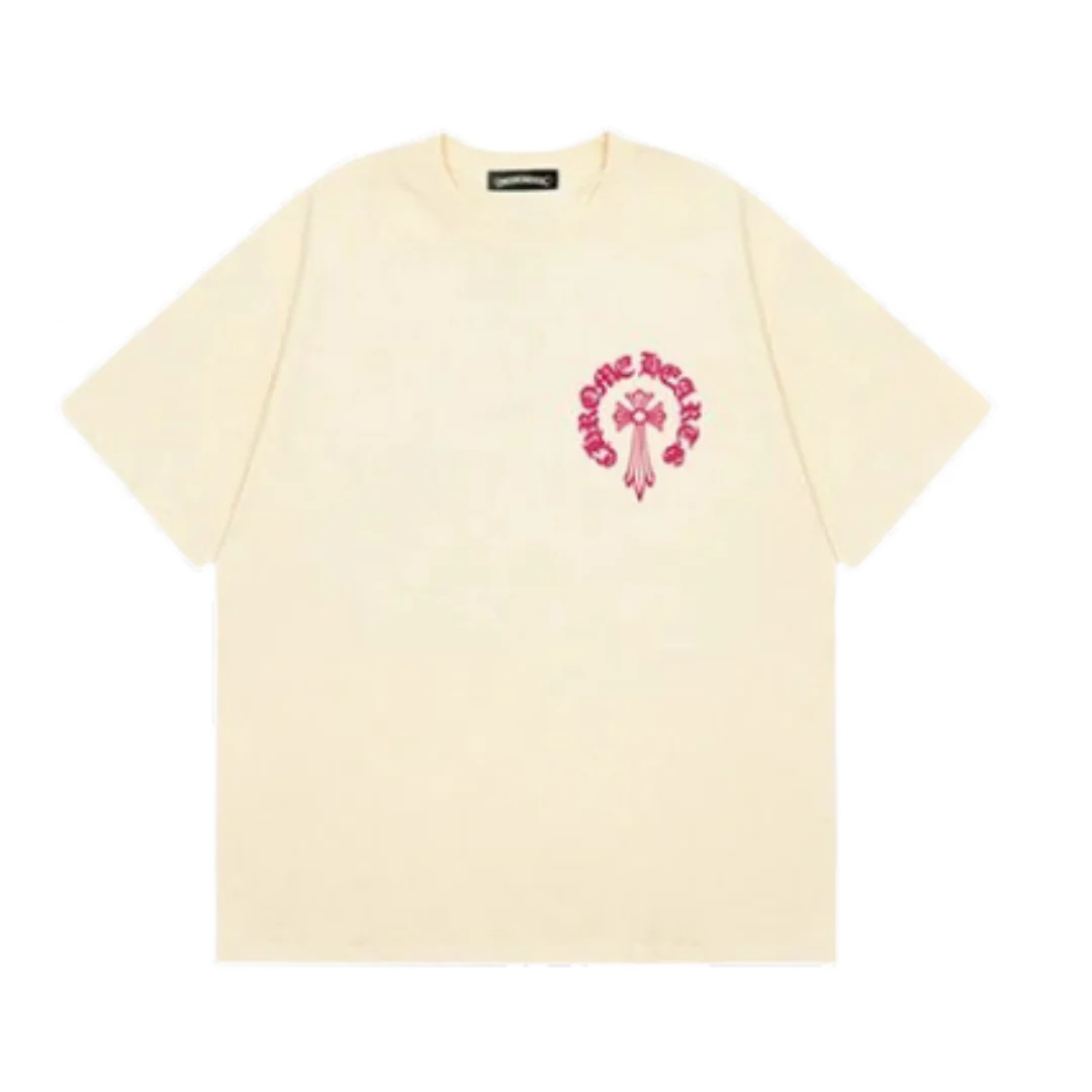Chrome Hearts T-Shirt Beige & Pink