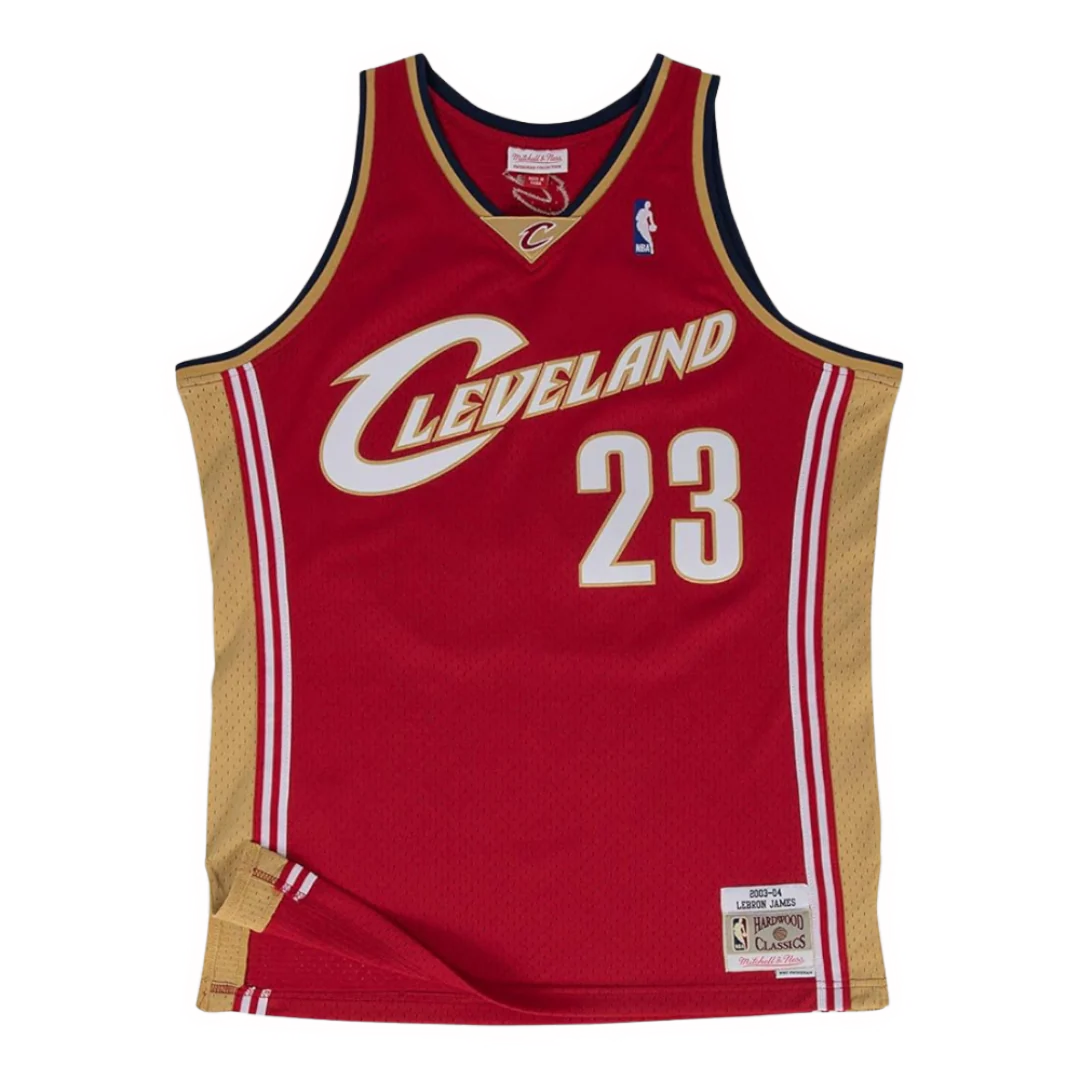 Cleveland Cavaliers Mitchell & Ness LeBron James Cleveland Cavaliers 2003-04 Hardwood Classics Swingman Jersey