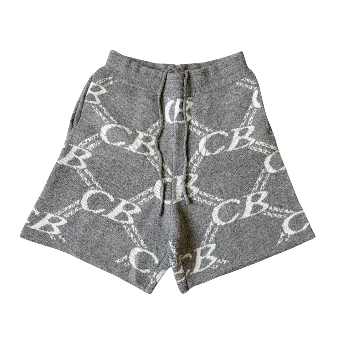 Cole Buxton Knit Shorts Grey