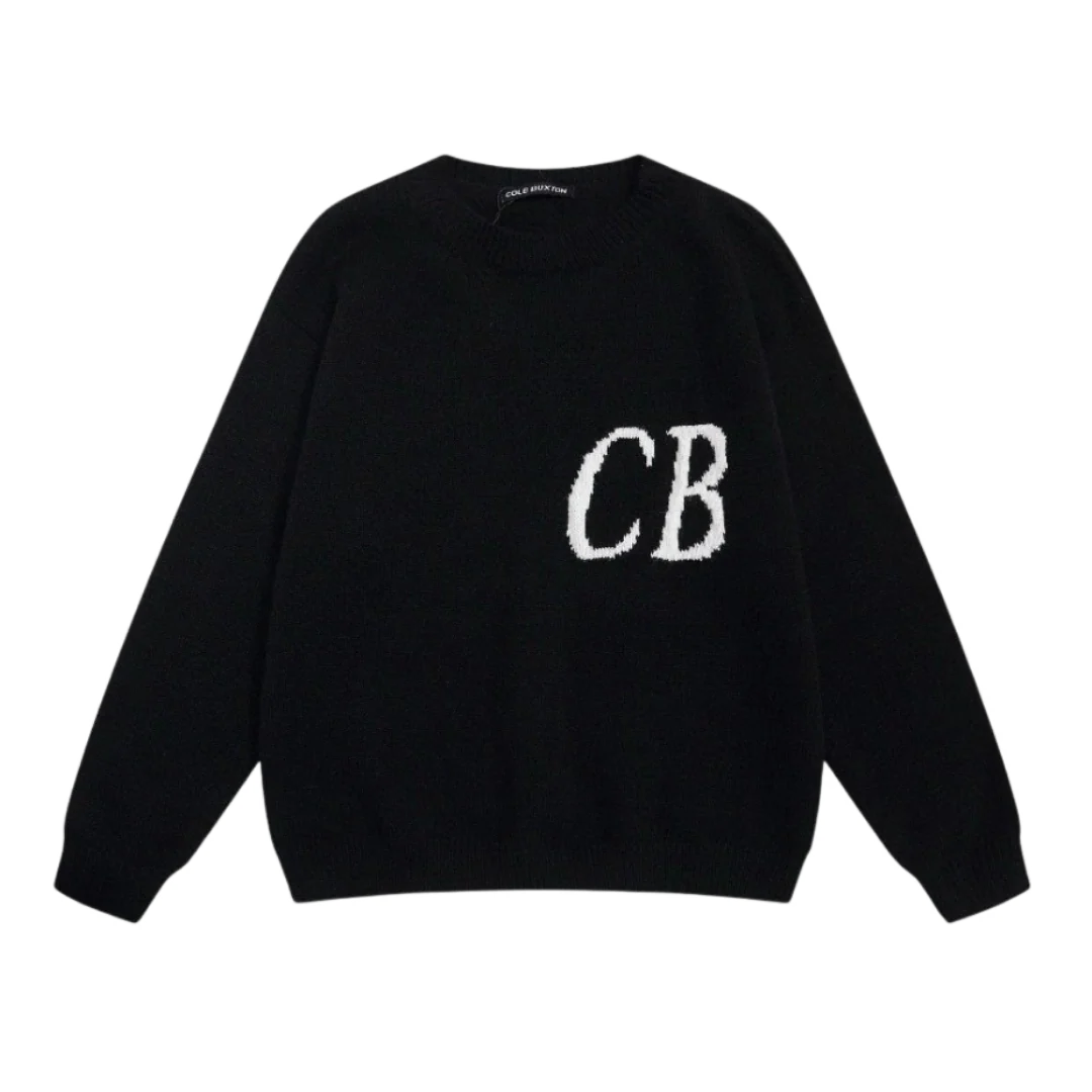 Cole Buxton Knit Sweater Black