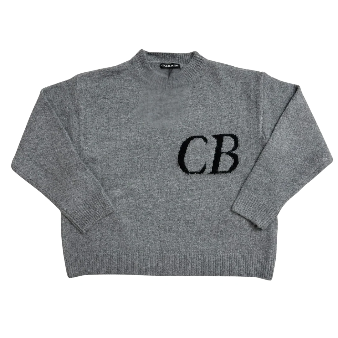 Cole Buxton Knit Sweater Grey