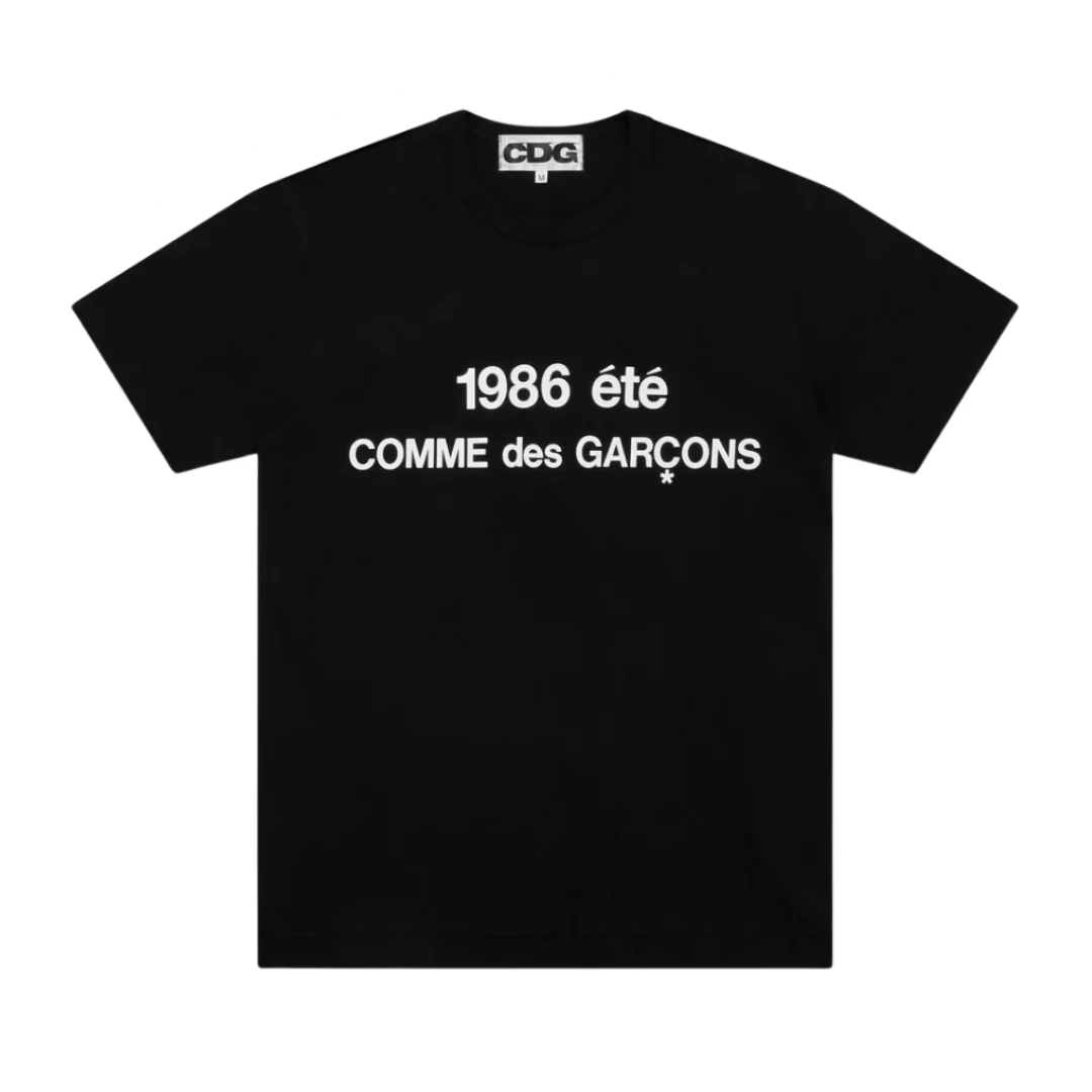 Comme Des Garcons 1986 T-Shirt Black