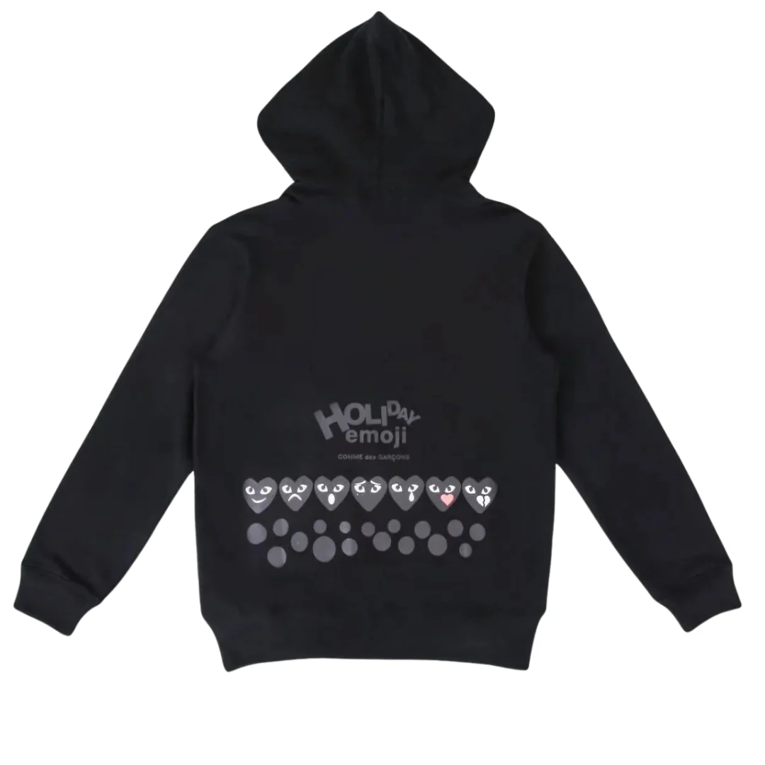 Comme Des Garcons Holiday Emoji Zipper Black