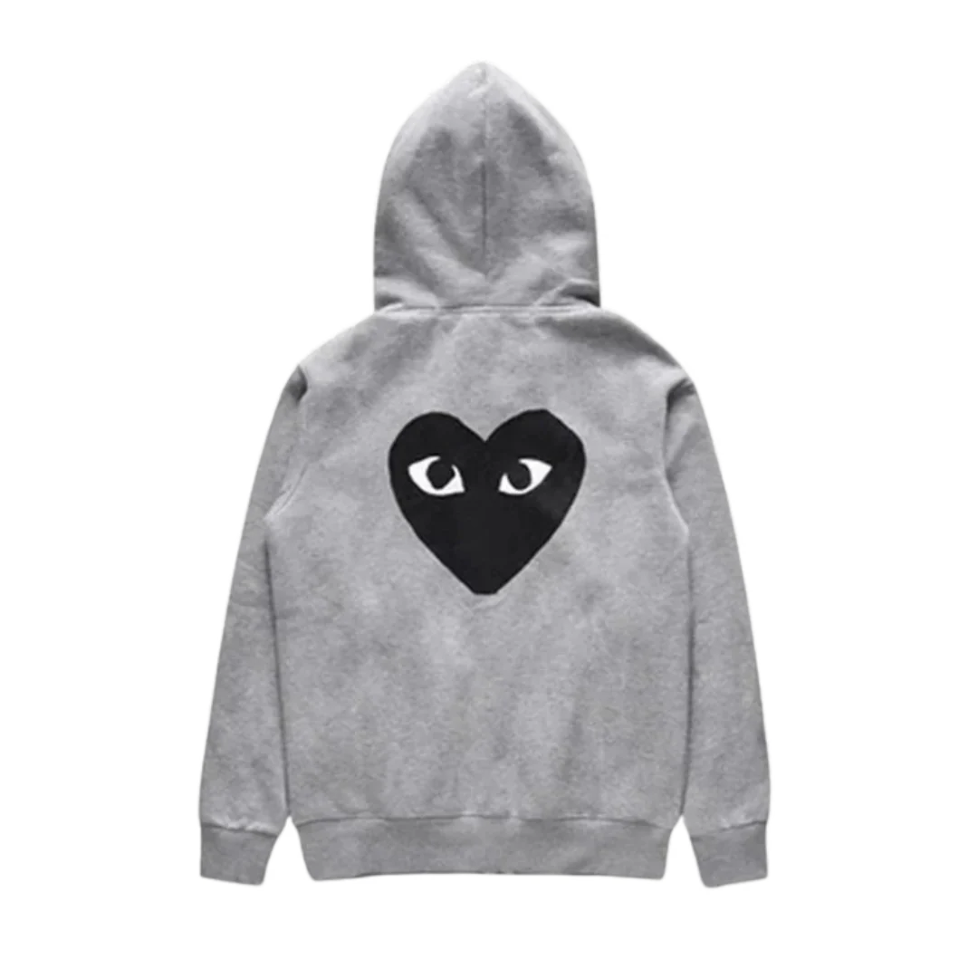 Comme Des Garcons Hoodie Grey & Black