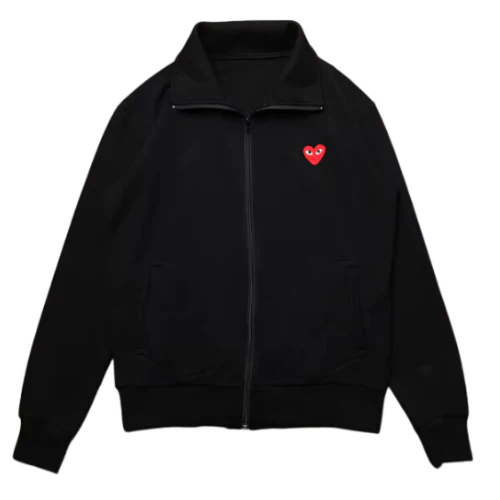 Comme des Garcons Zip Jacket Black Red