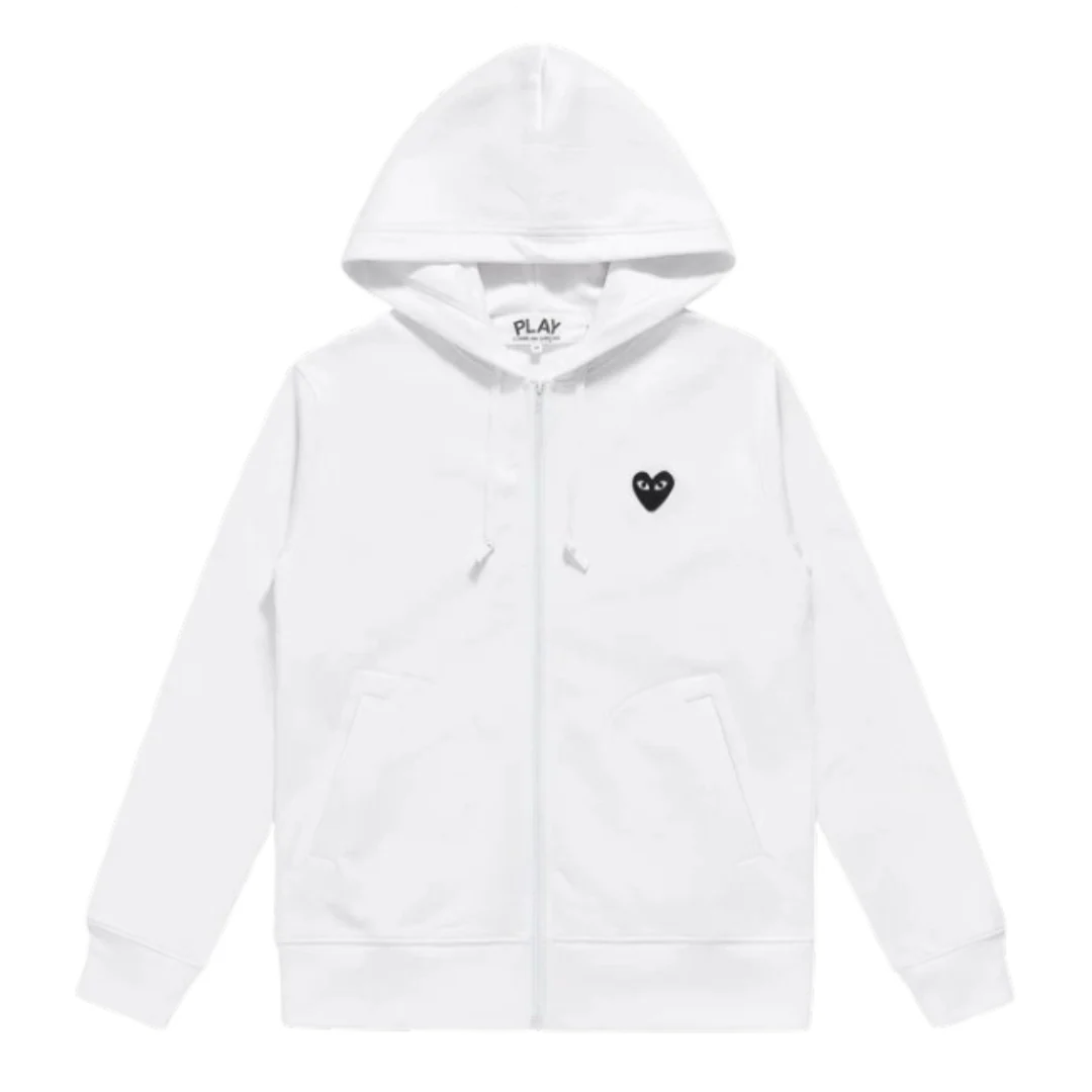 Comme Des Garcons Zipper White