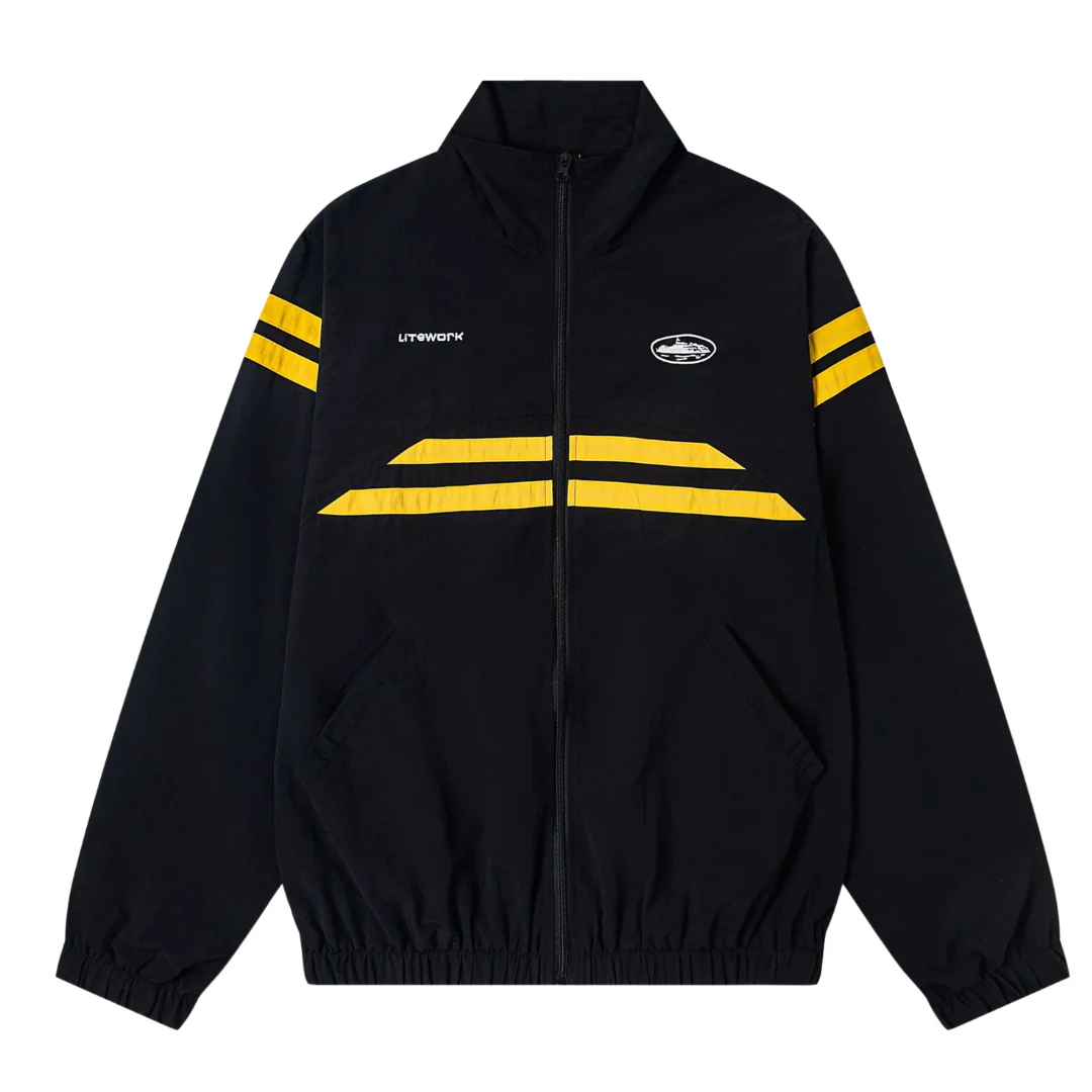 Corteiz Alcatraz Rules The World Black & Yellow