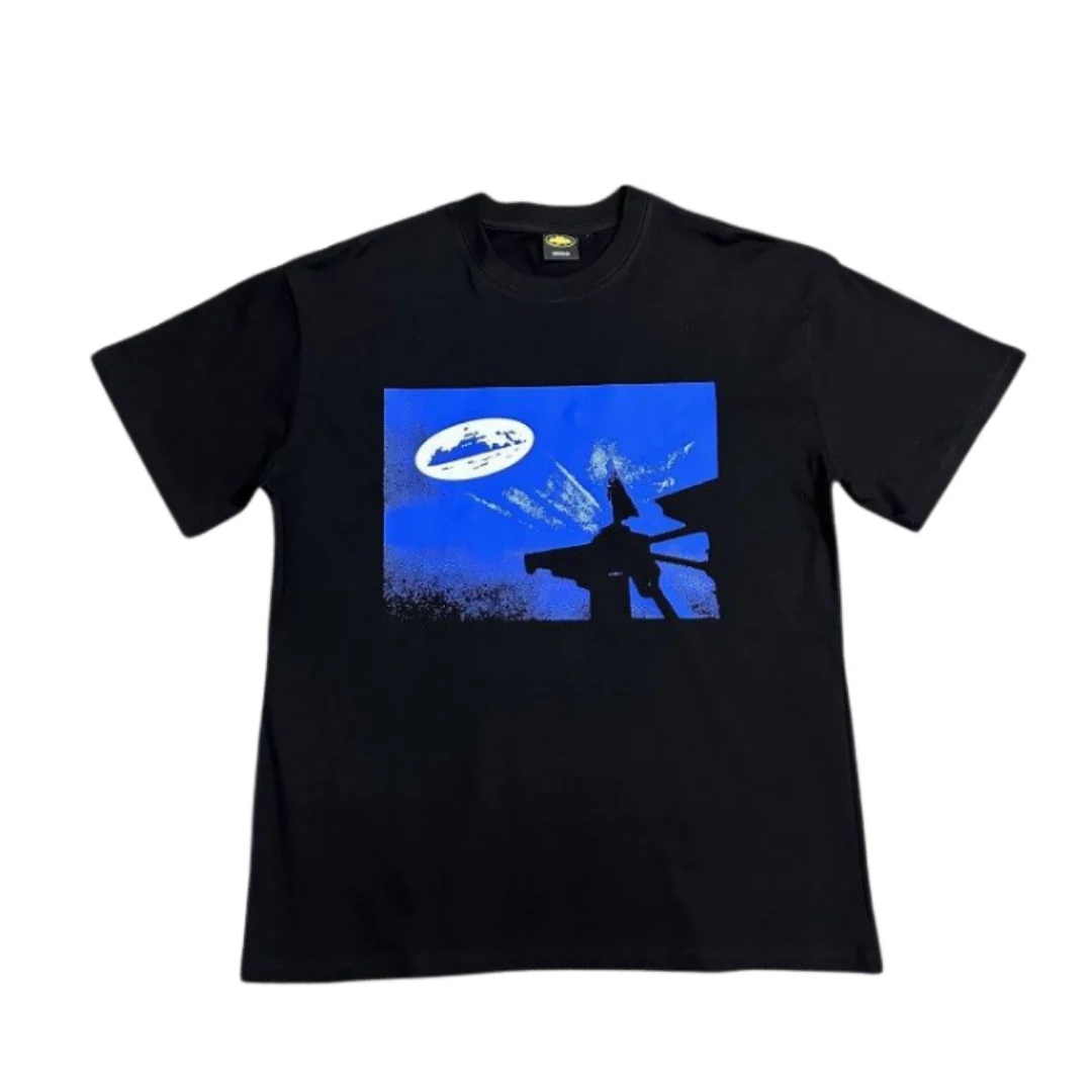 Corteiz Batman T-Shirt Black & Blue