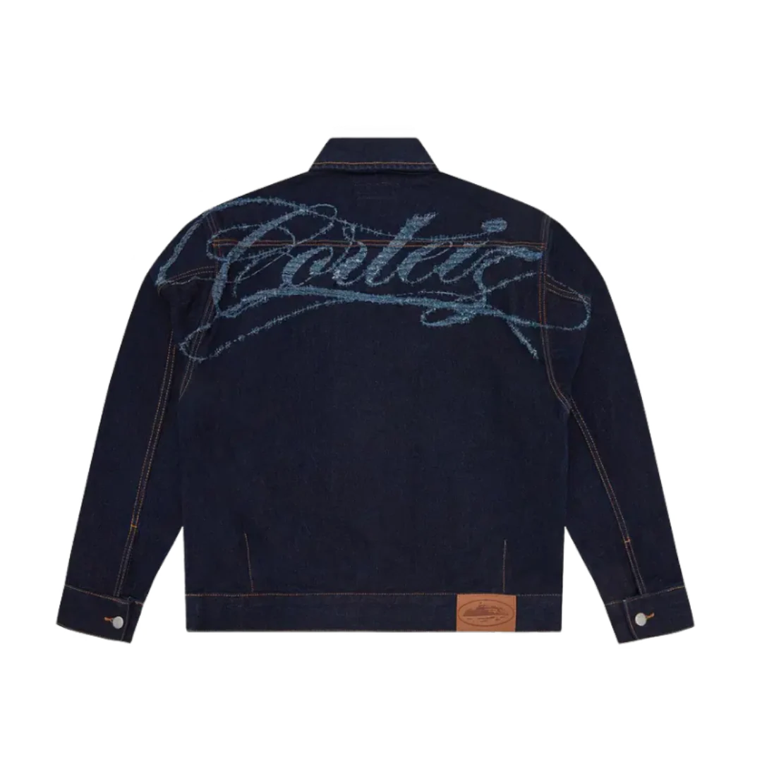 Corteiz Blue Denim Jacket