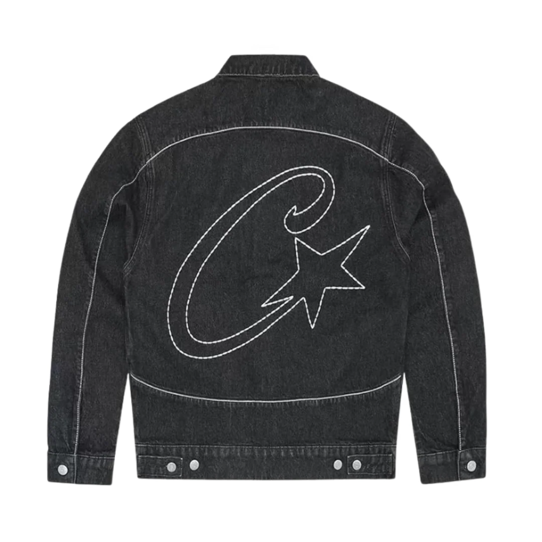 Corteiz C Star Denim Jacket Black