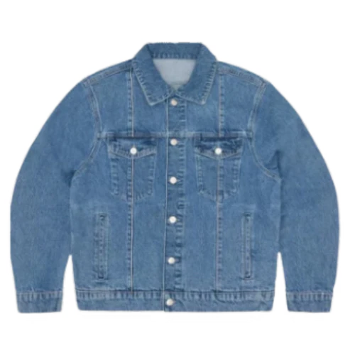 Corteiz C Star Denim Trucker Jacket Blue