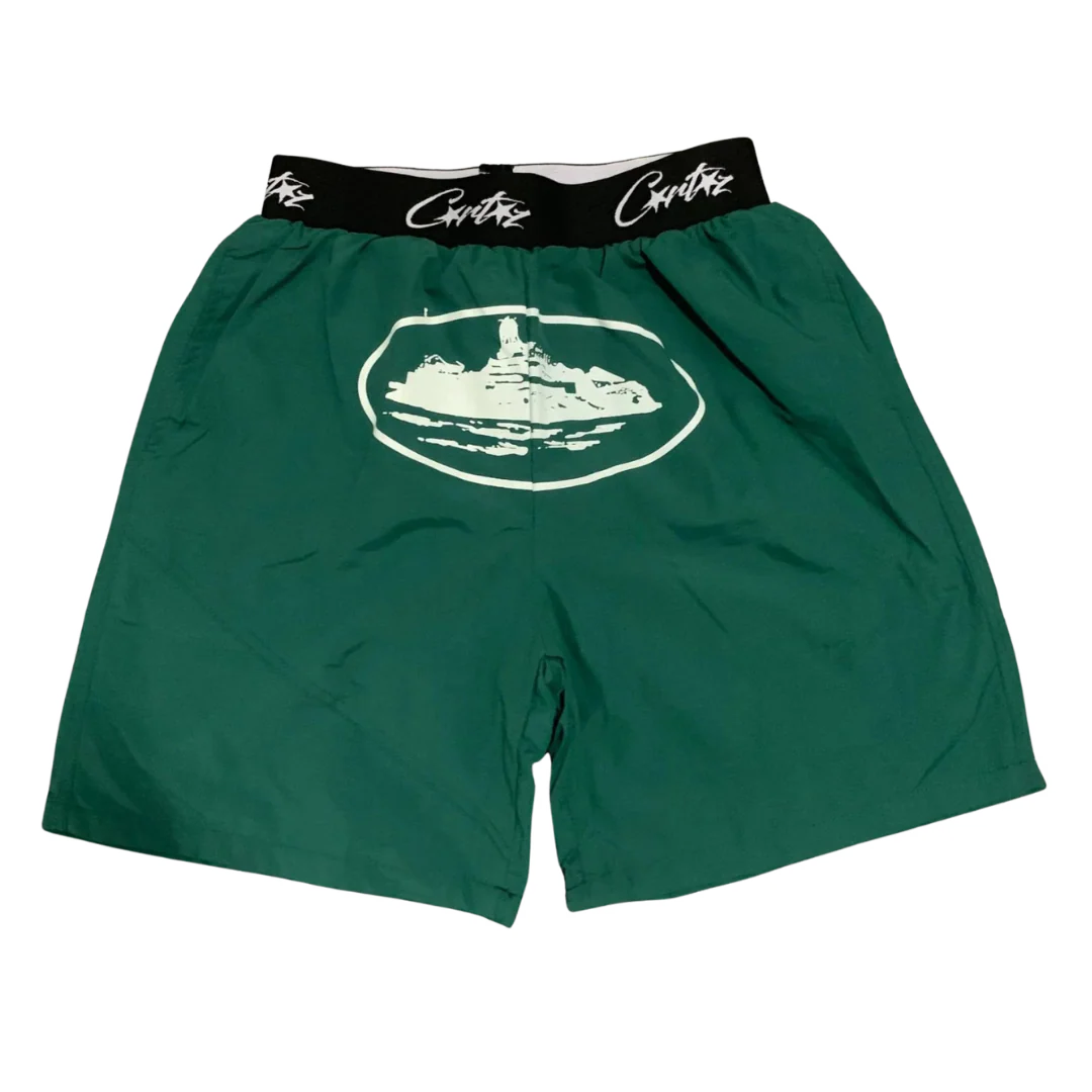 Corteiz Cycle Shorts Green