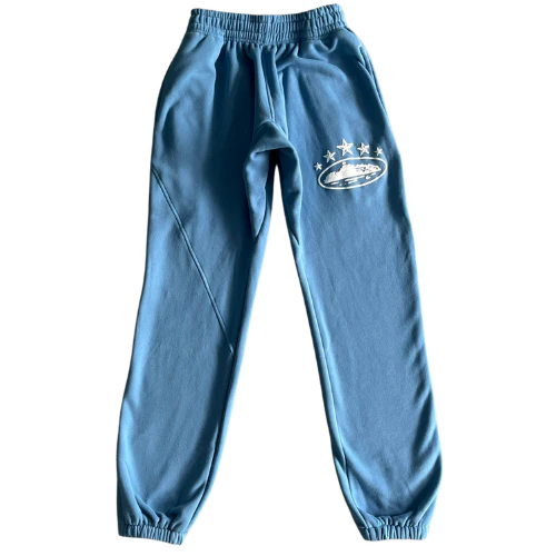 Corteiz Evil 5 Anniversary Star Jogger Baby Blue
