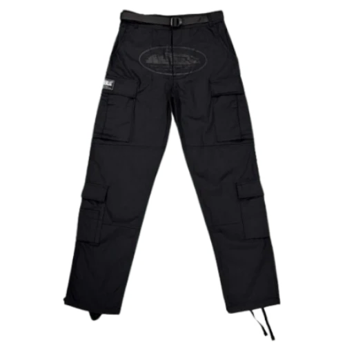 Corteiz Evil Dark Work Suit Pants Cargo Black on Black