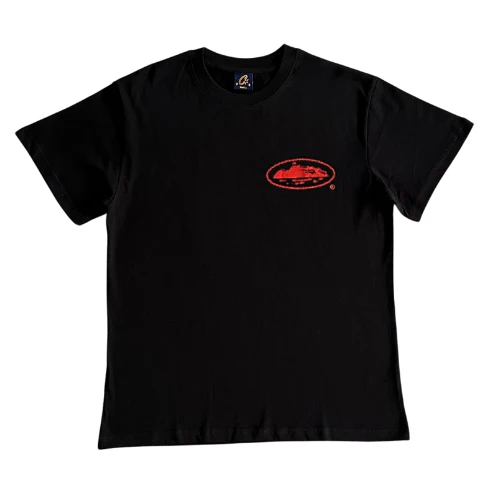 Corteiz Halftone Island Black Red