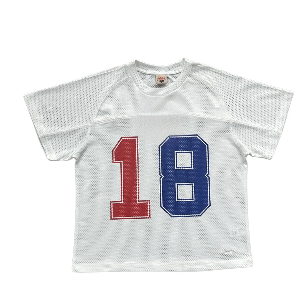 Corteiz HMP MESH PANEI T-Shirt White