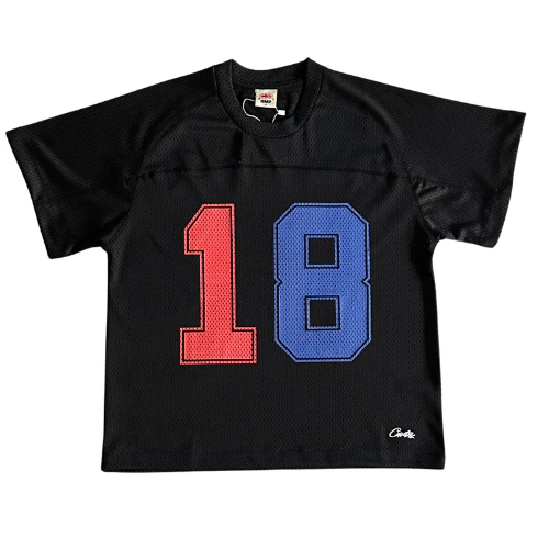 Corteiz HMP Mesh Pantei  T Shirt Black