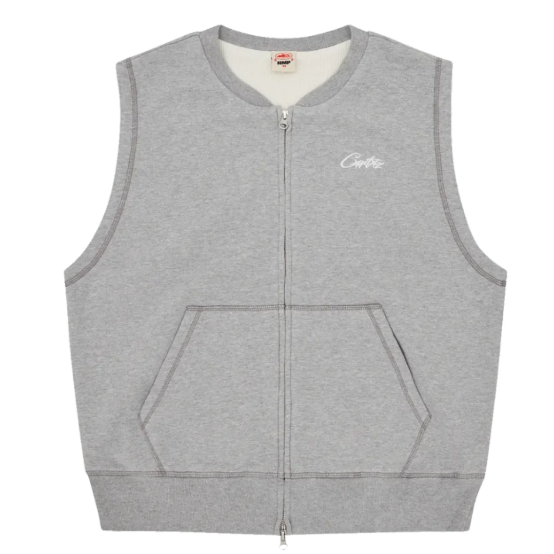 Corteiz HMP Thermal Vest Heather Grey