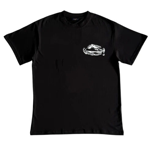 Corteiz Island Stencil Tee Black