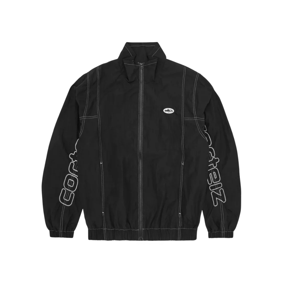 Corteiz Jacket Black White