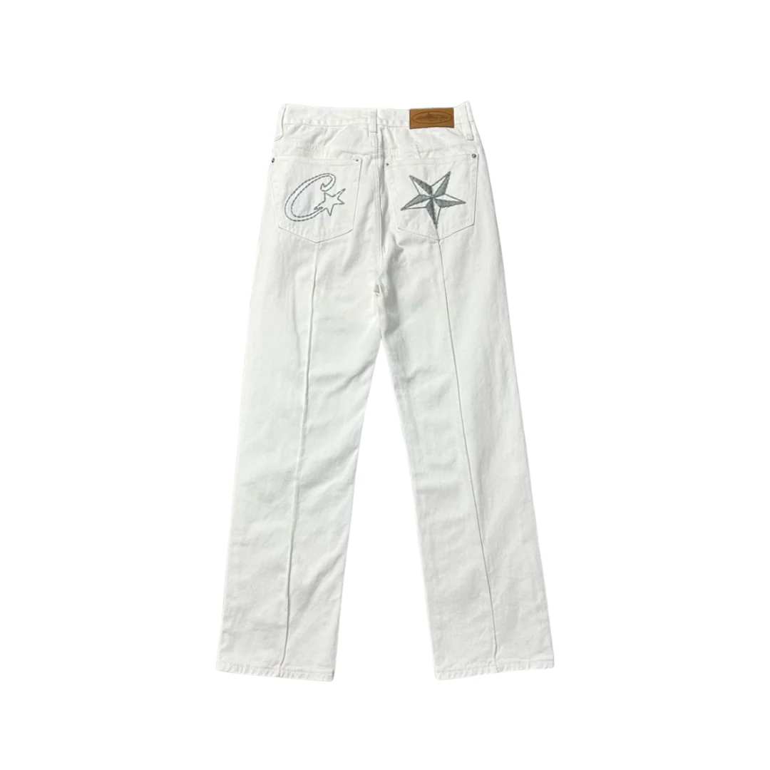 Corteiz Jeans White