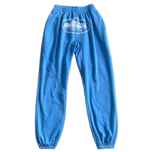 Corteiz Jogger Demon Island Baby Blue White