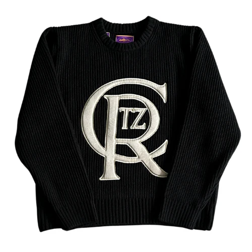 Corteiz Knit Sweater Black