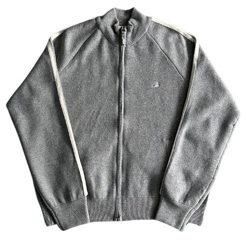 Corteiz Knit Zip Hoodie Fleece Grey