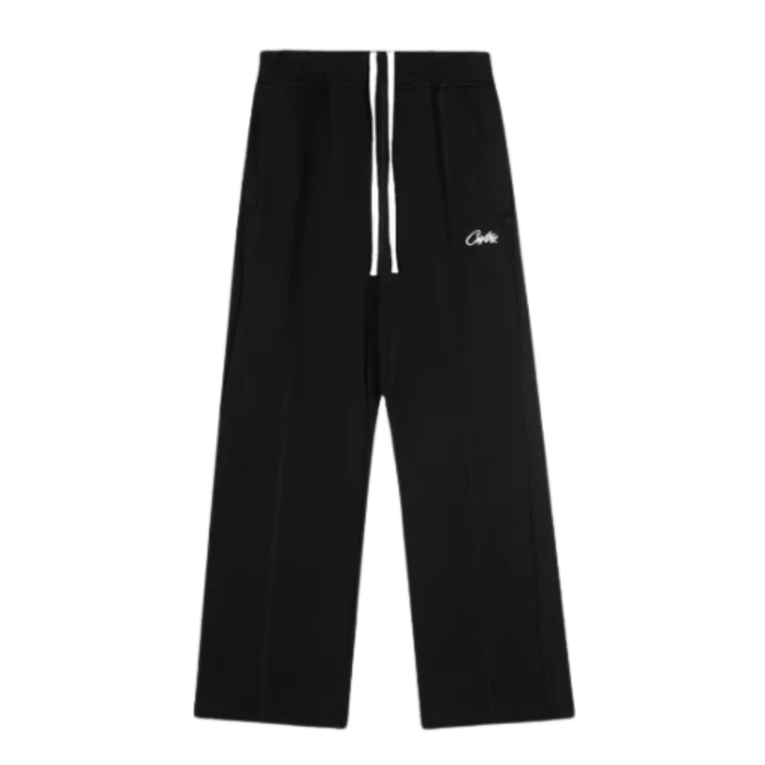 Corteiz Lined Joggers Black