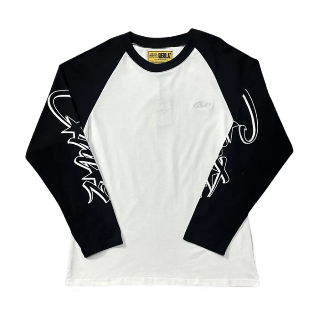 Corteiz Longsleeve Black & White