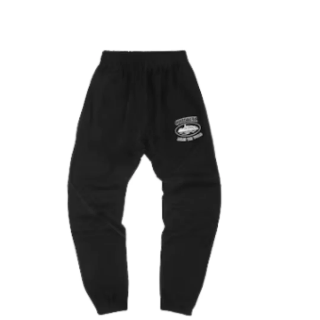 Corteiz Pants Black White