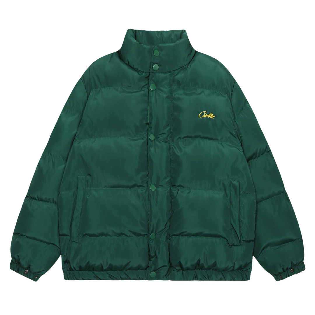 Corteiz Puffer Jacket Green
