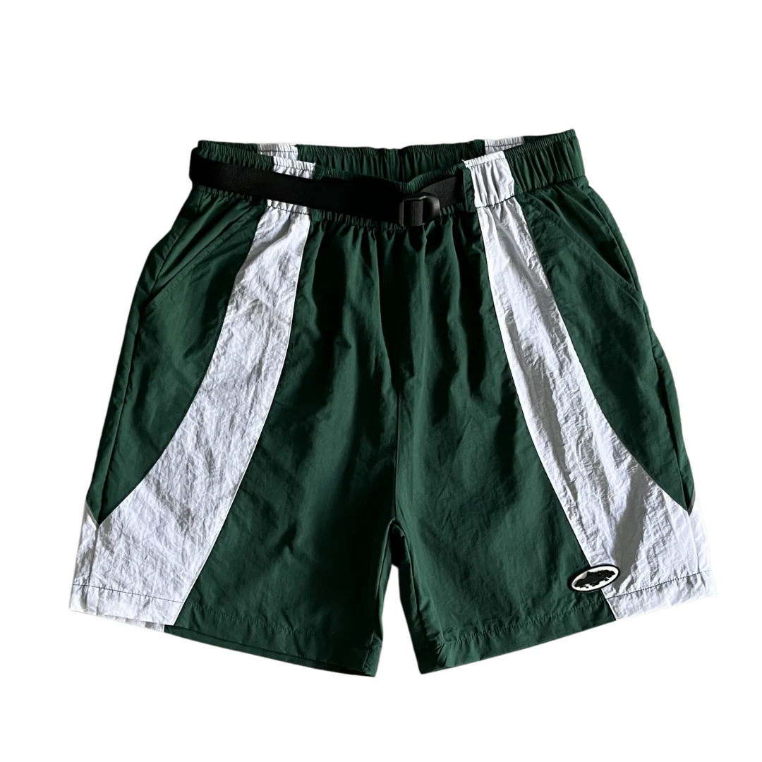 Corteiz Rain Shorts Green