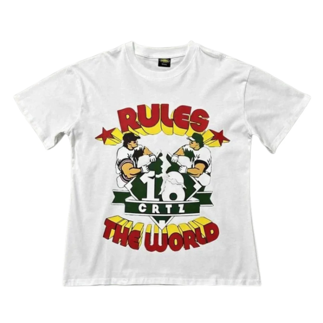 Corteiz Rules The World T-Shirt White