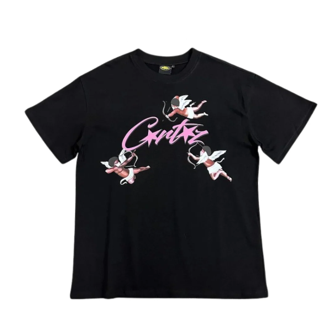 Corteiz Shooting Angels T-Shirt Black