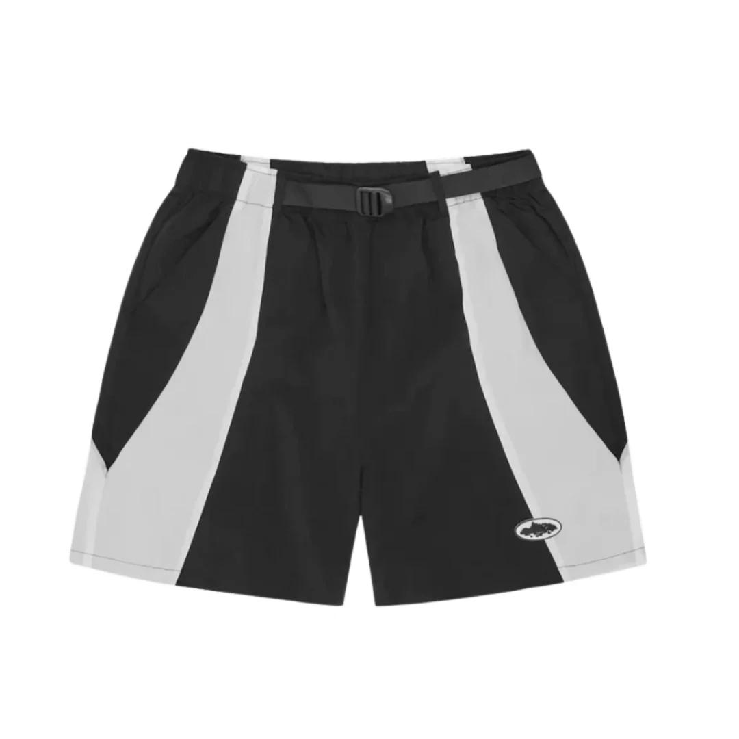 Corteiz Shorts Black White