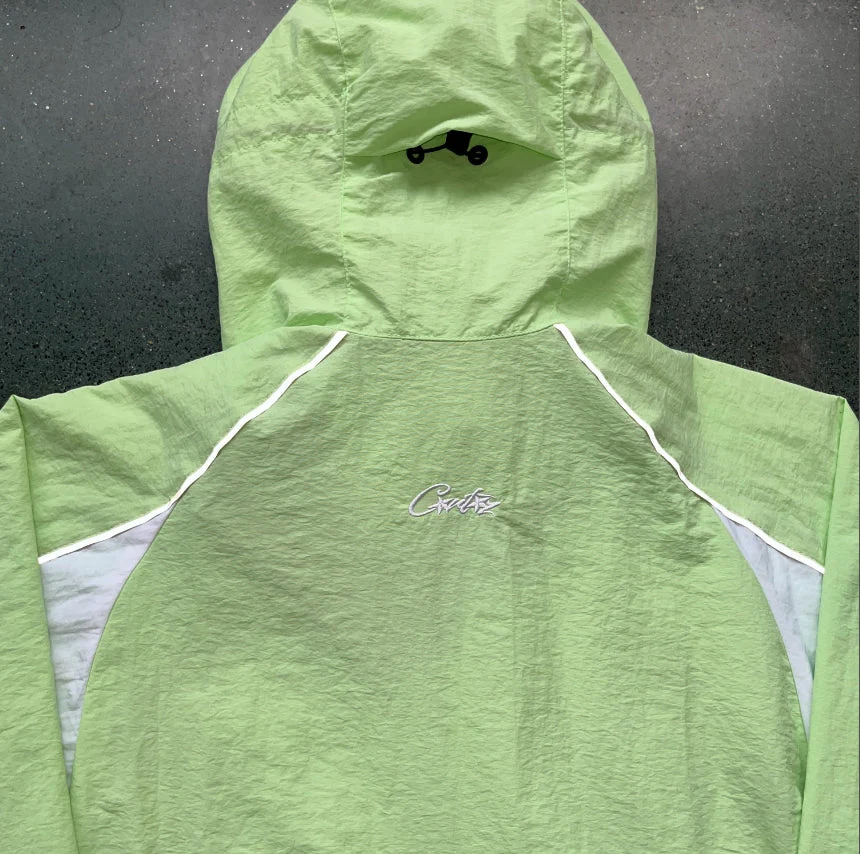 Corteiz Spring Windbreaker Neon Green - Image 4