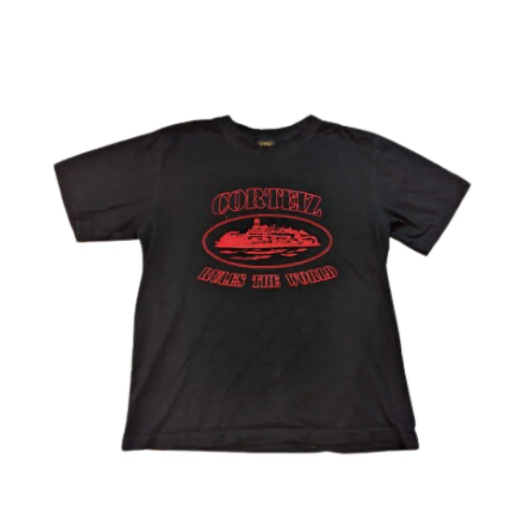 Corteiz T-Shirt Black Red