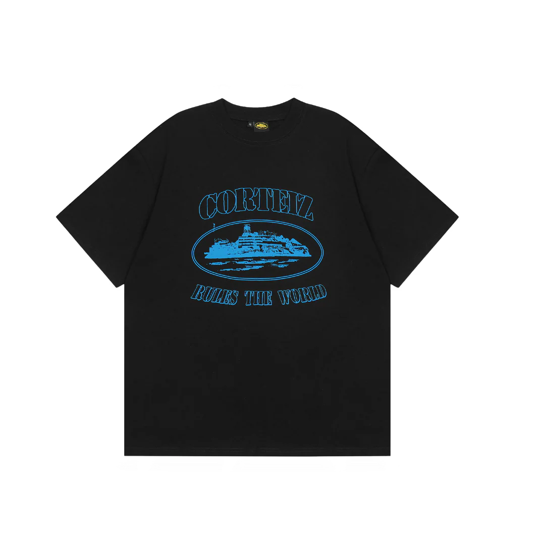 Corteiz T-Shirt Black Blue
