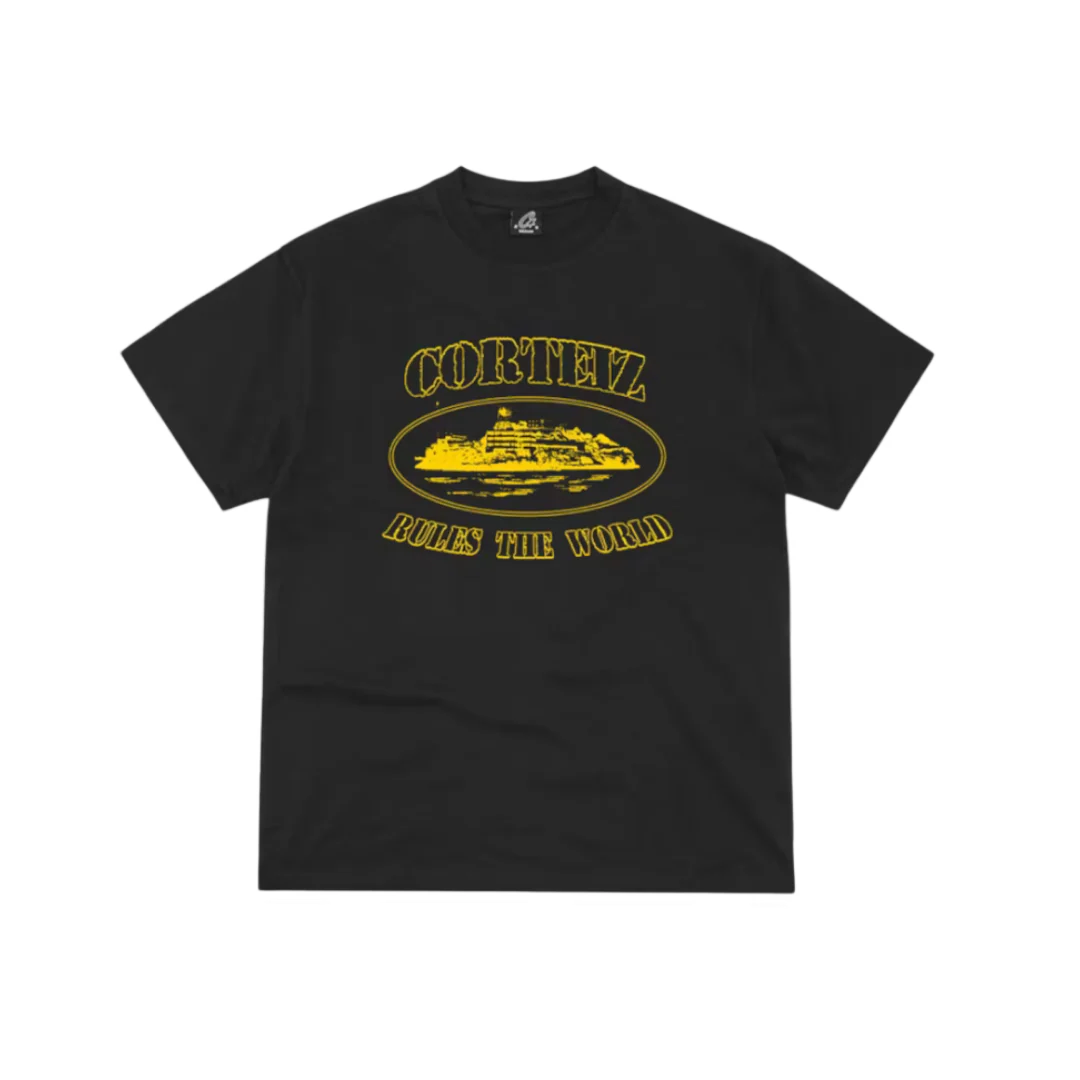 Corteiz T-Shirt Black Yellow